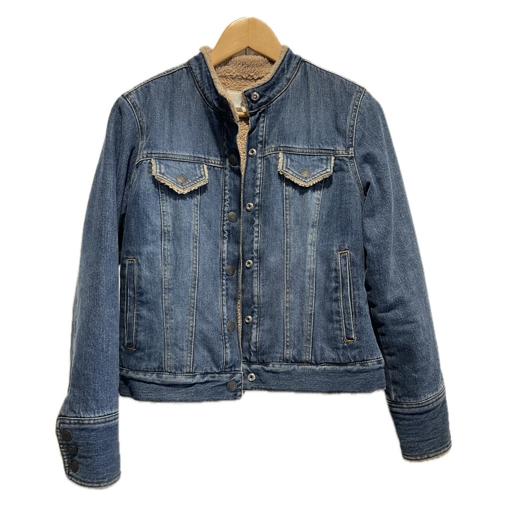 Sz.S- Vintage Sherpa lined Jean jacket Old Navy